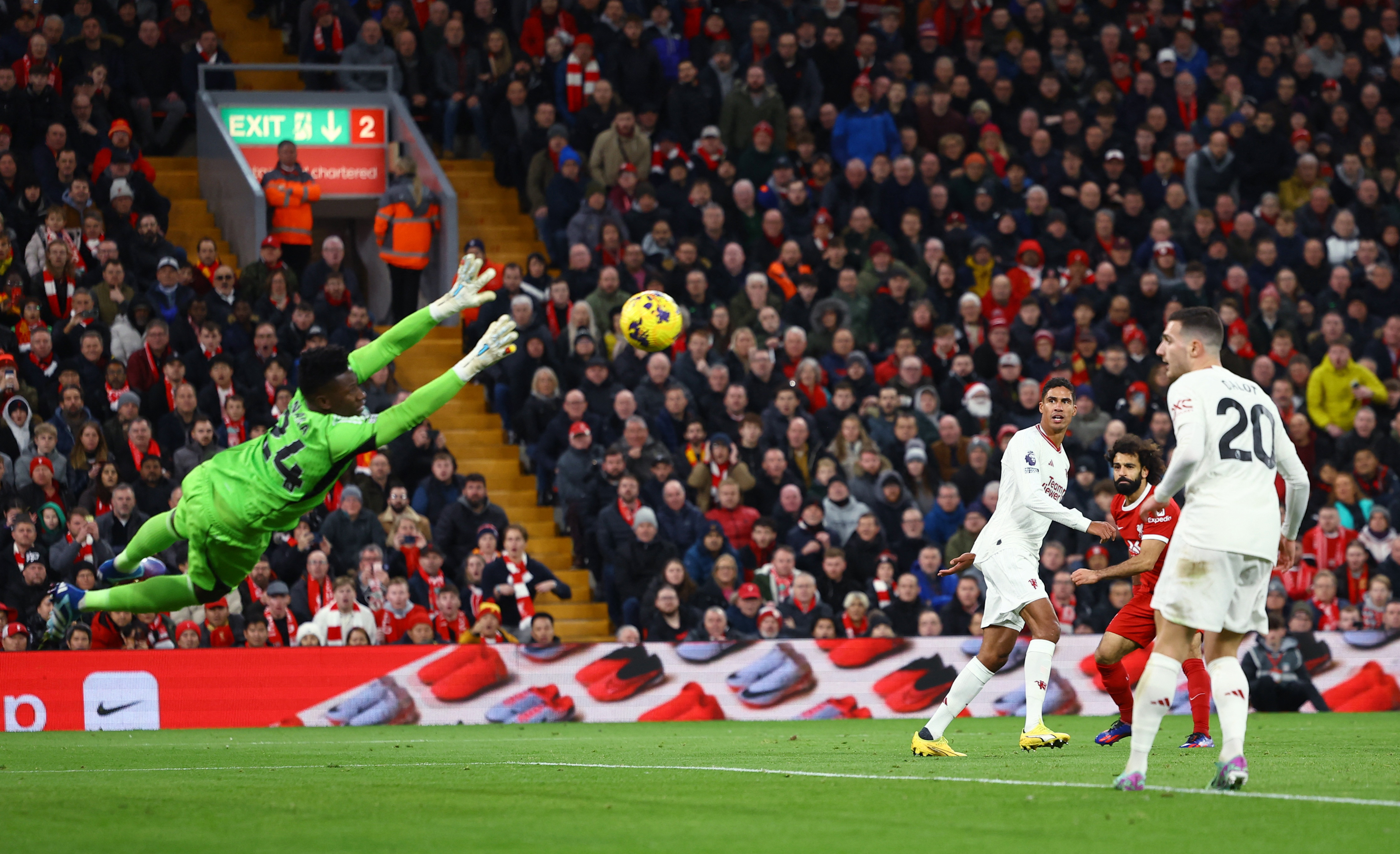 Andre Onana denied the likes of Mo Salah and Luis Diaz with some strong saves