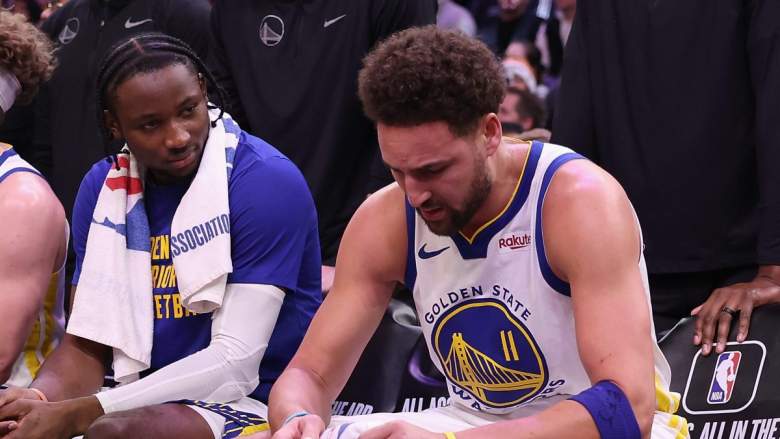 Klay Thompson, Jonathan Kuminga, Warriors