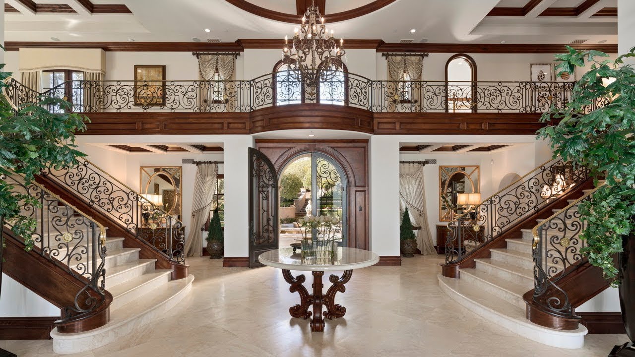 Inside $25,100,000 Mediterranean Inspired Mansion in Southern California -  YouTube