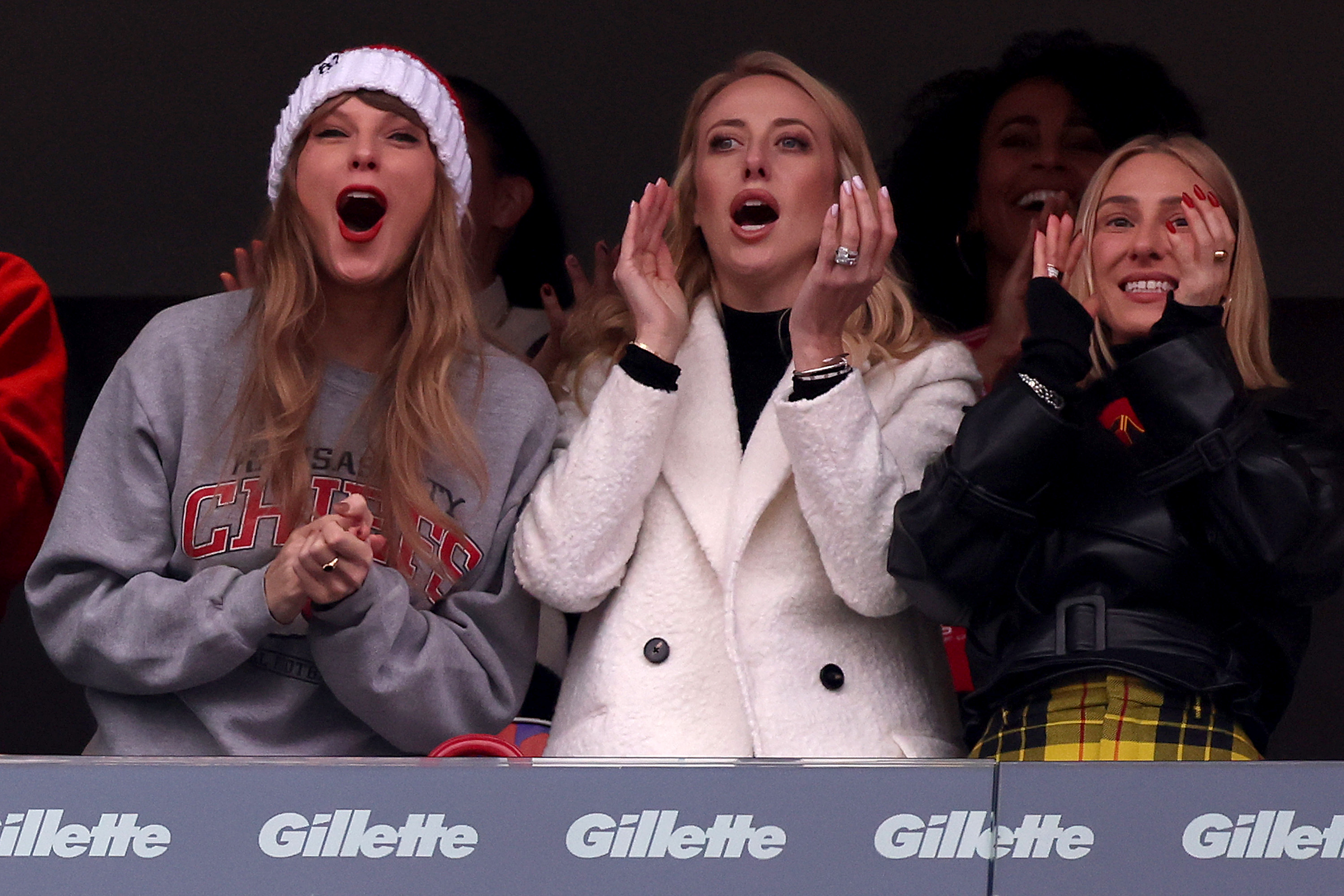 Taylor Swift and Brittany Mahomes.