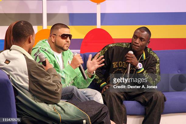 27 Akon And Dj Khaled Visit Bets 106 Park April 9 2007 Photos & High Res  Pictures - Getty Images