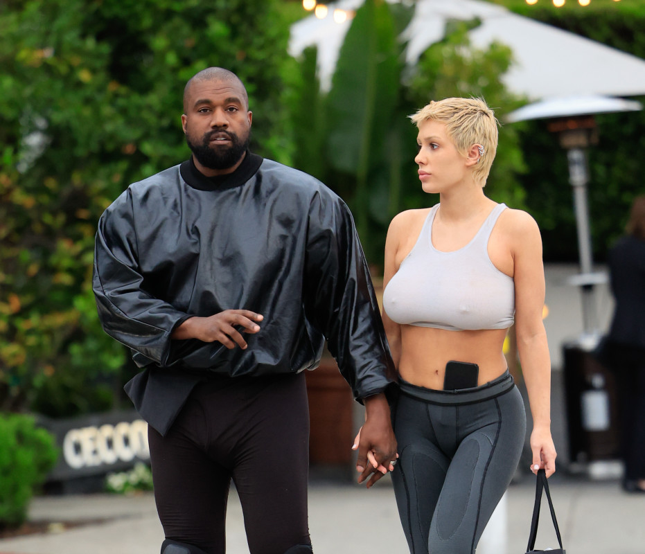 Kanye West's Wife Bianca Censori Covers Up Raciest Outfit to Date With  Pillow