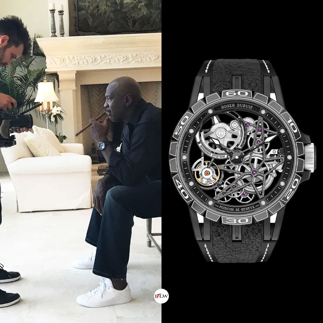 Michael Jordan Watch Collection - Roger Dubuis Excalibur Spider Pirelli Automatic Skeleton EX0745