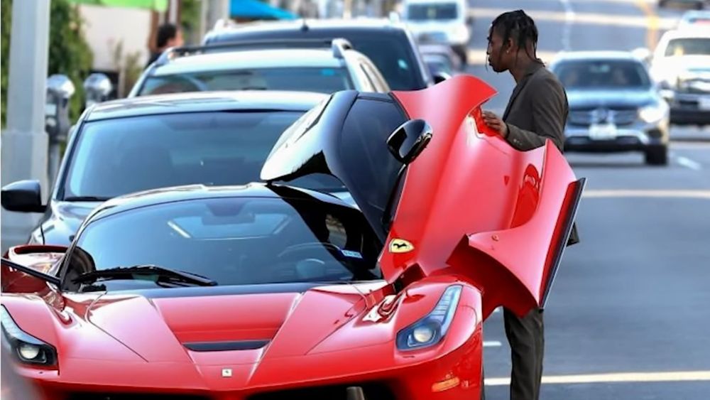 Travis Scott's Former Rare Ferrari LaFerrari Hits the Market for $4 Million