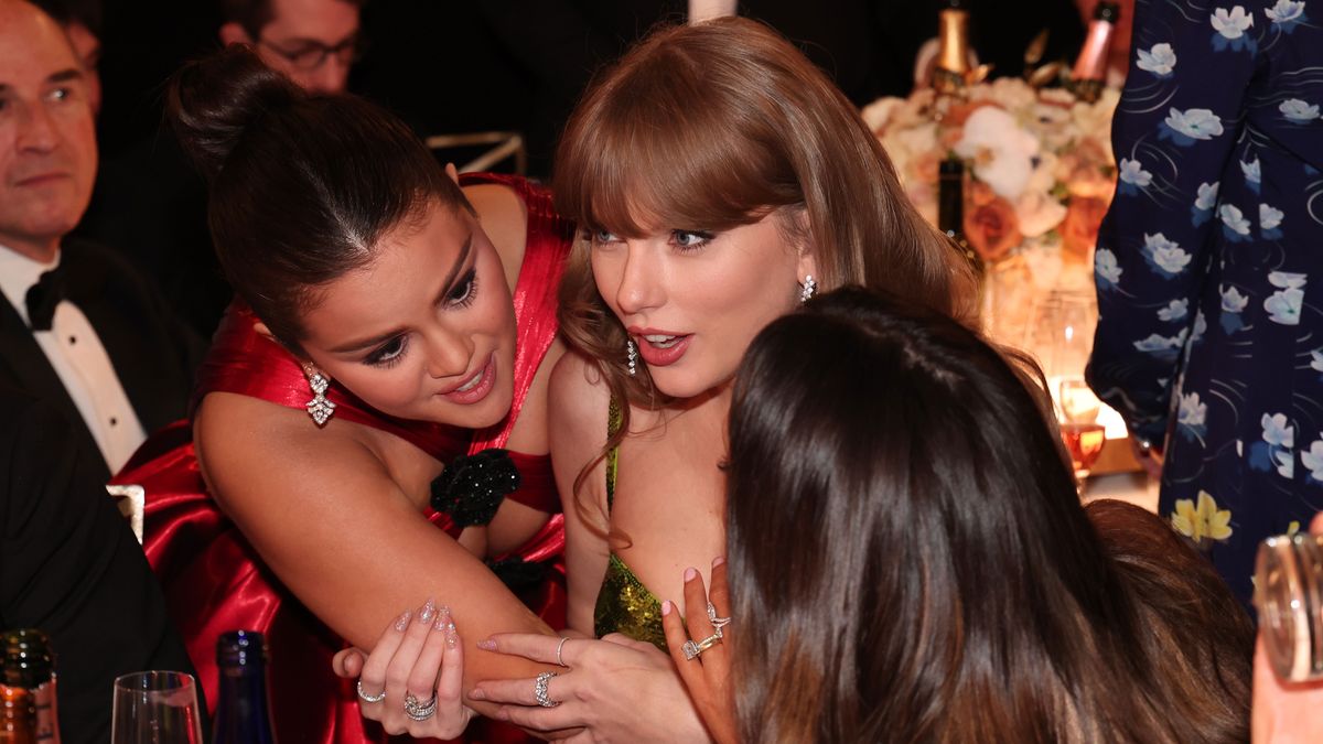 Selena Gomez and Taylor Swift's Best 2024 Golden Globes Moments