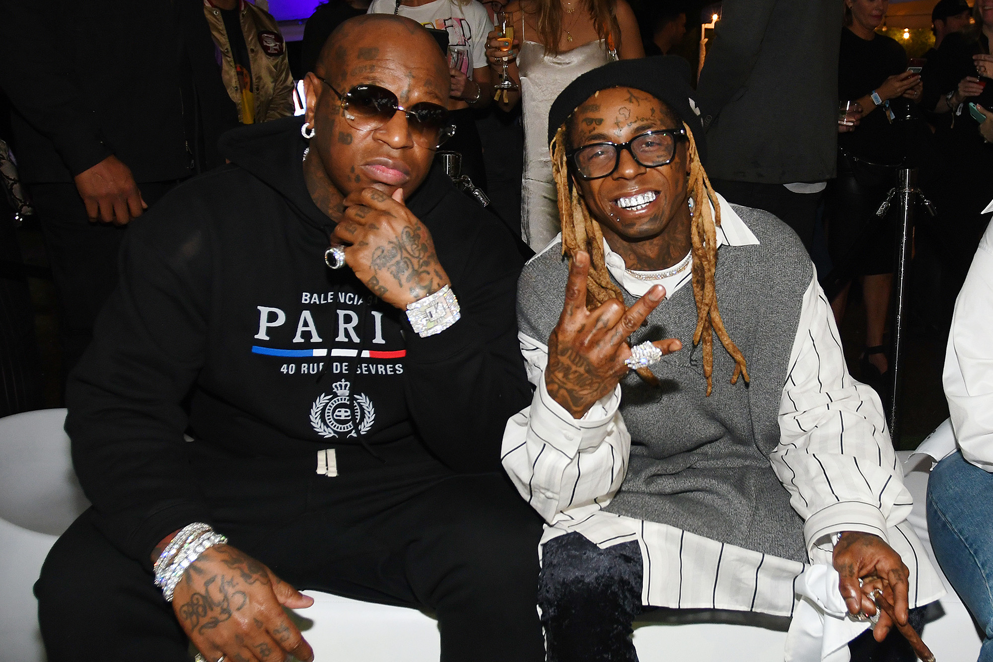 Birdman dishes on viral lip-kiss photo with Lil Wayne