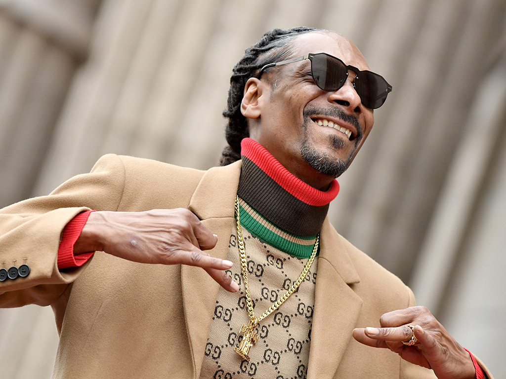 Snoop Dogg is honoured with a star on the Hollywood Walk of Fame on Nov. 19, 2018, in Hollywood, Calif.