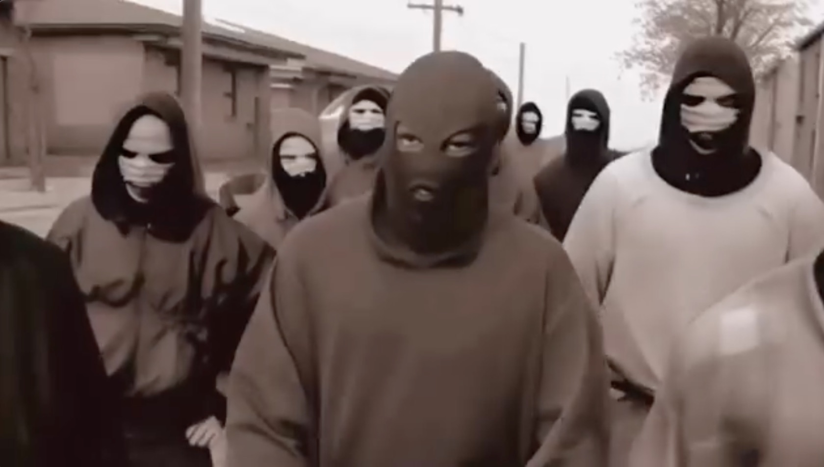 Kanye West drops new Vultures release date and trailer featuring BDSM  masks, clowns and eerie figures in KKK-style hoods | The US Sun