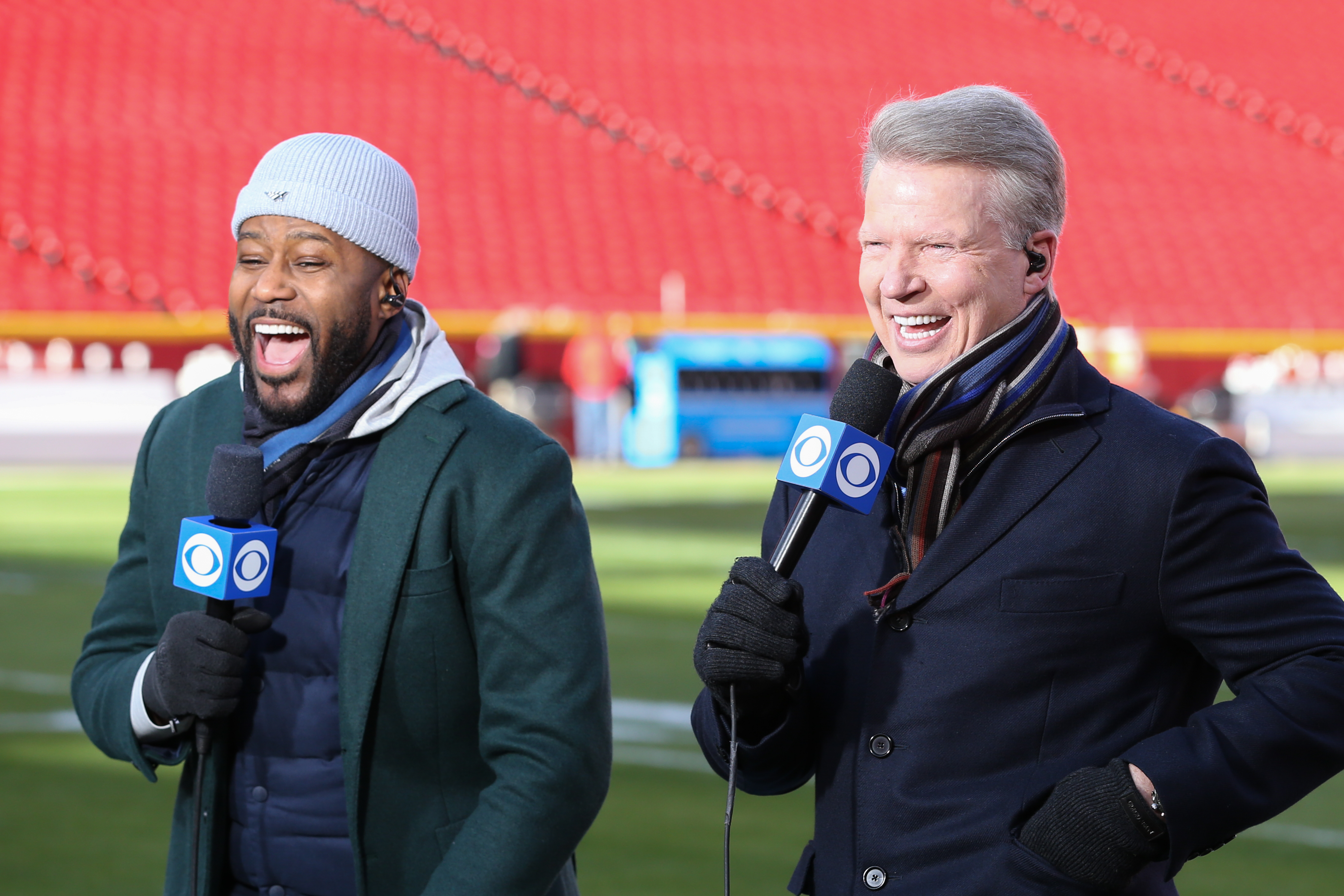 The U.S. Sun asked The NFL Today stars Nate Burleson (left) and Phil Simms (right) what advice they would give Tom Brady ahead of his transition into sports media