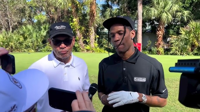 Travis Scott Goes Golfing With 50 Cent & Terrell Owens [Rate His Swing  1-10?] - YouTube