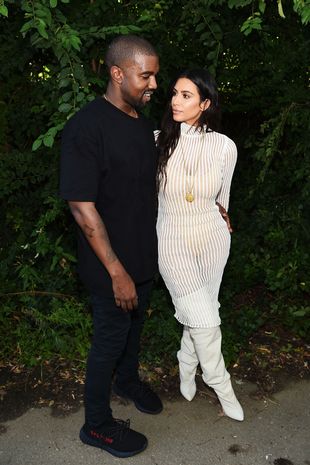 Kanye and Kim pictured in NYC in 2016