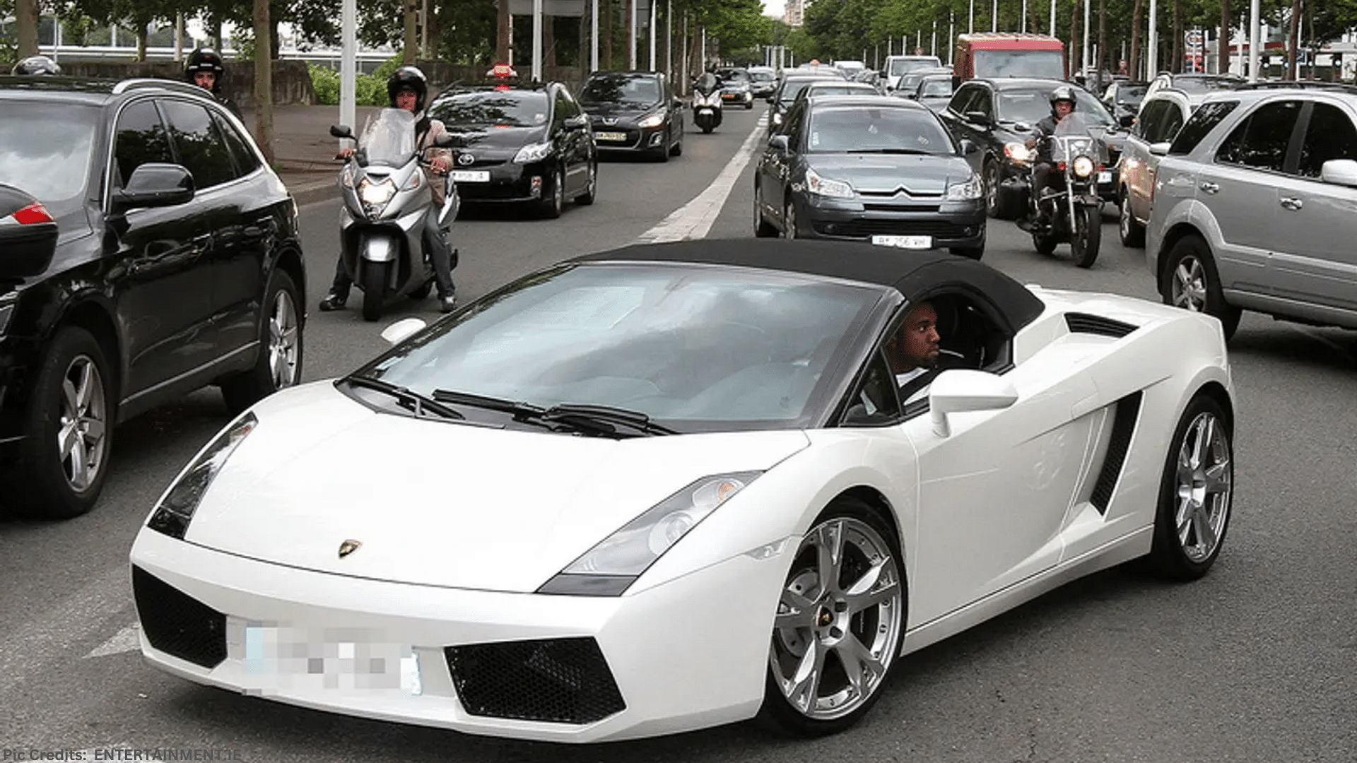 Kanye West's Lamborghini Gallardo Spyder