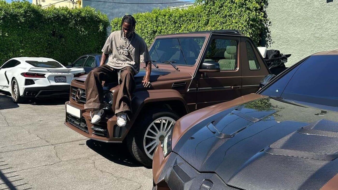 Travis Scott's Upcoming Nikes Match His G-Wagon And Lamborghini