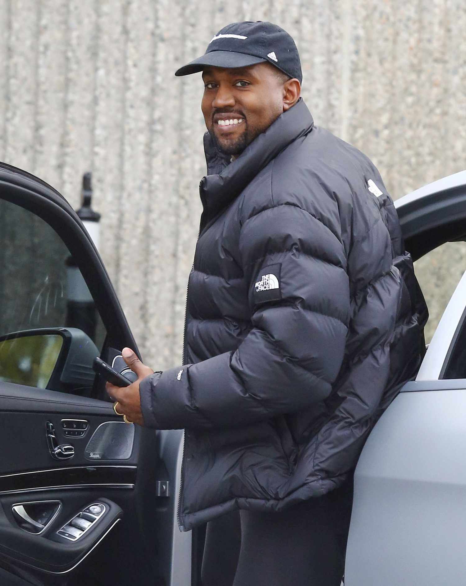 Kanye West Smiling in Photos, Kanye West Smiles with Ralph Lauren