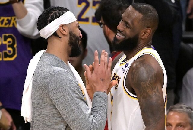 LeBron James, Anthony Davis, Lakers