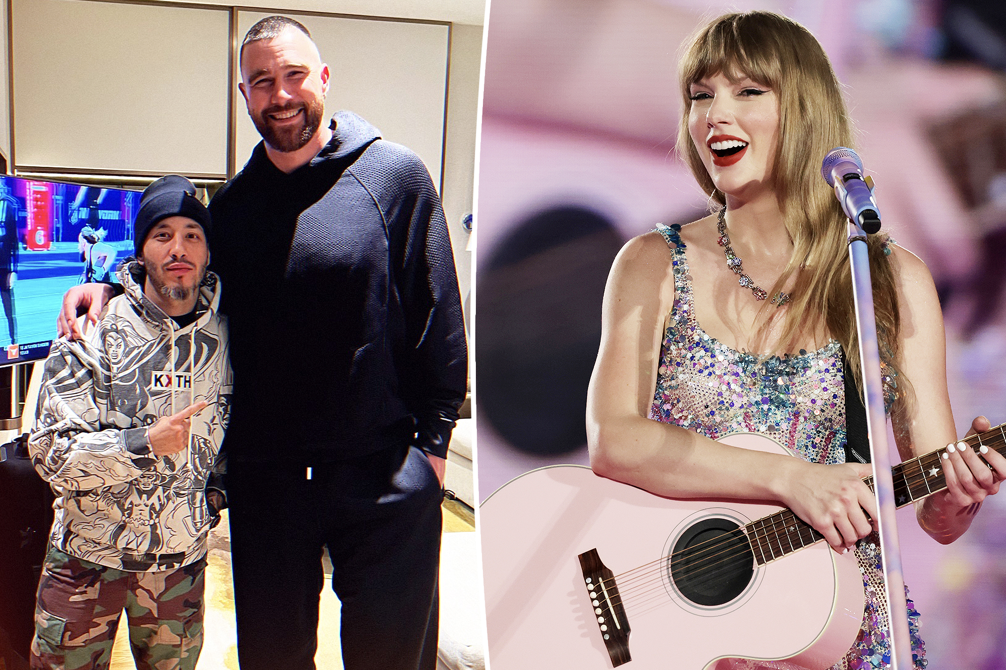 Travis Kelce seen in Philadelphia as Taylor Swift plays sold-out shows in  Singapore