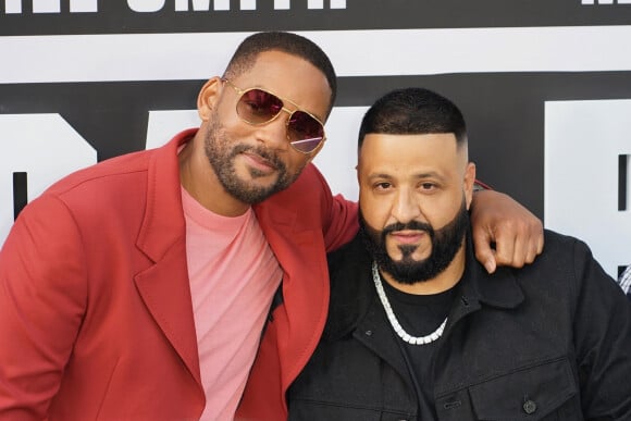 Photo : Will Smith, DJ Khaled - Les célébrités assistent à la première de  "Bad Boys 3" à Miami, le 12 janvier 2020. - Purepeople