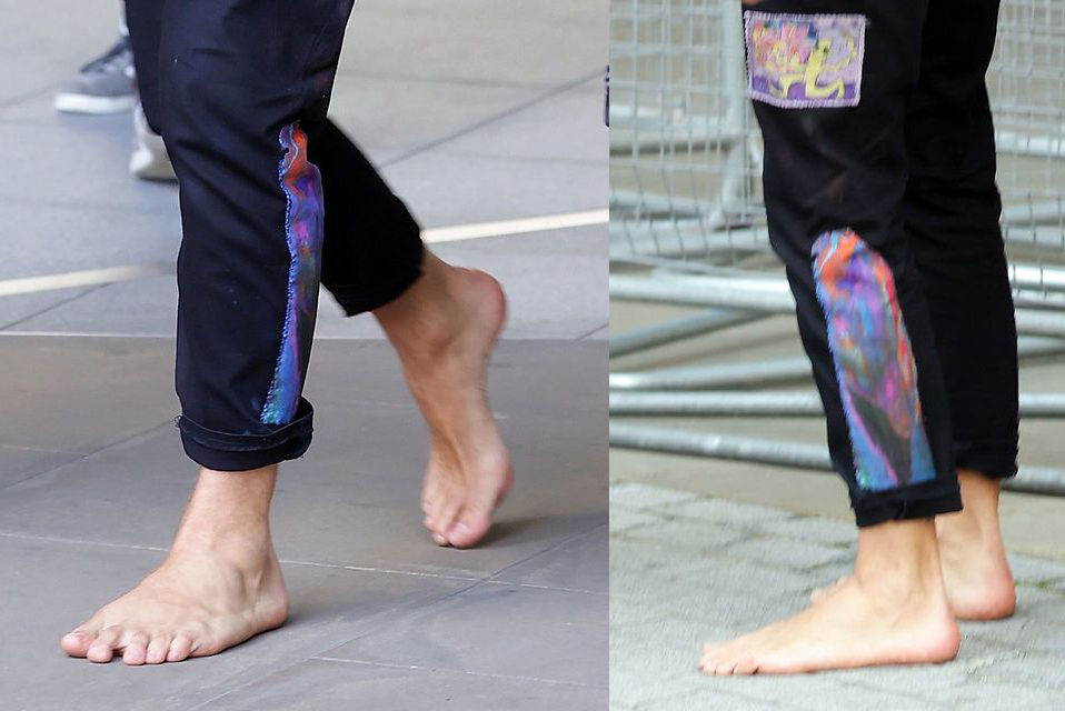 Barefoot Chris Martin leaves the BBC Radio1 Live Lounge - Entertainment  Talk - Gaga Daily