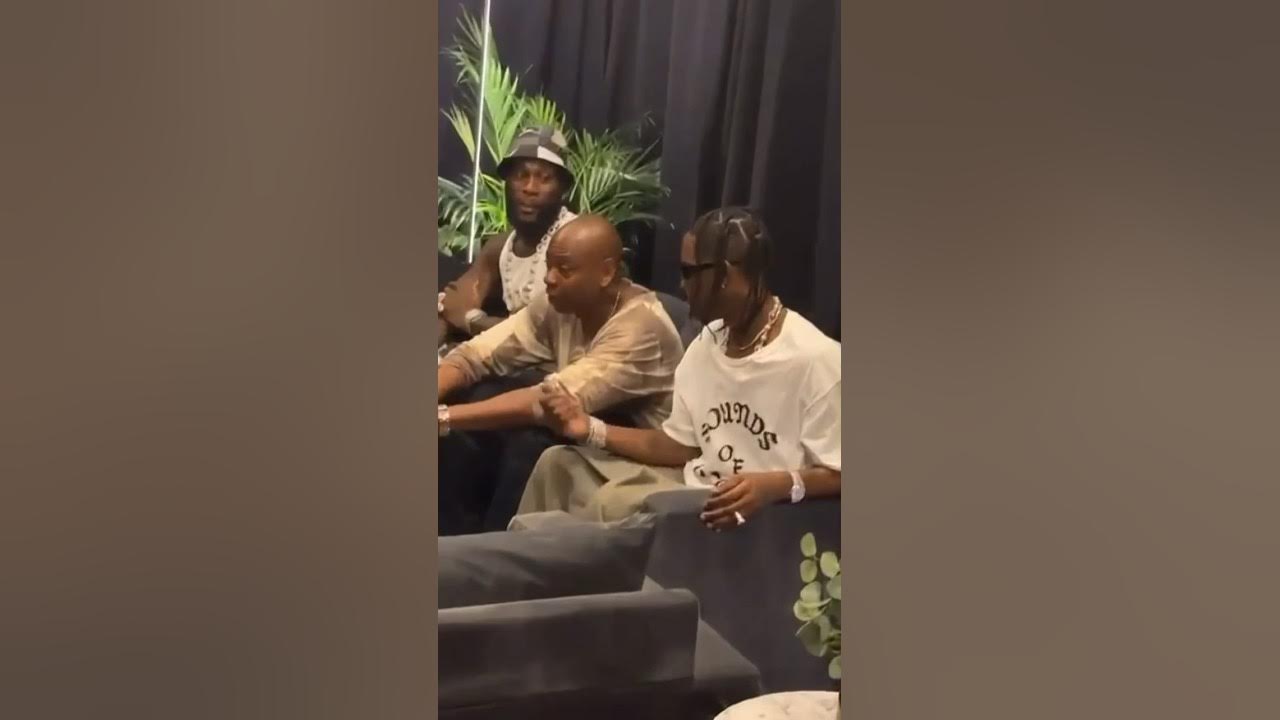 Burna Boy, Travis Scott and Dave Chappelle last night at the MSG - YouTube