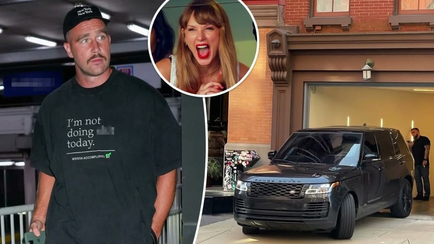 Travis Kelce spends the night with Taylor Swift, leaves her apartment -  video Dailymotion