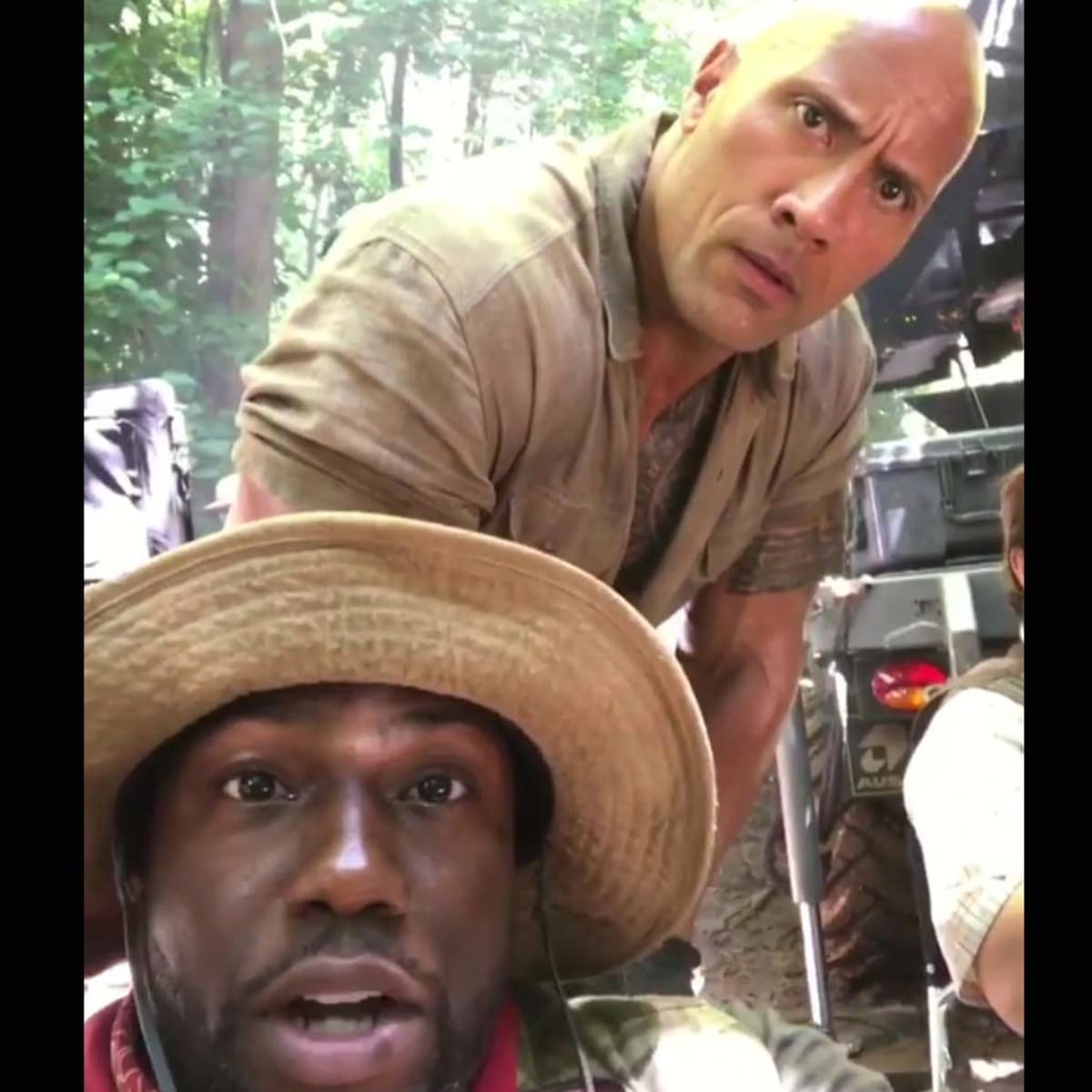 Welcome to the Jungle: Kevin Hart and The Rock Keep Things Real on the  'Jumanji' Set - Men's Journal