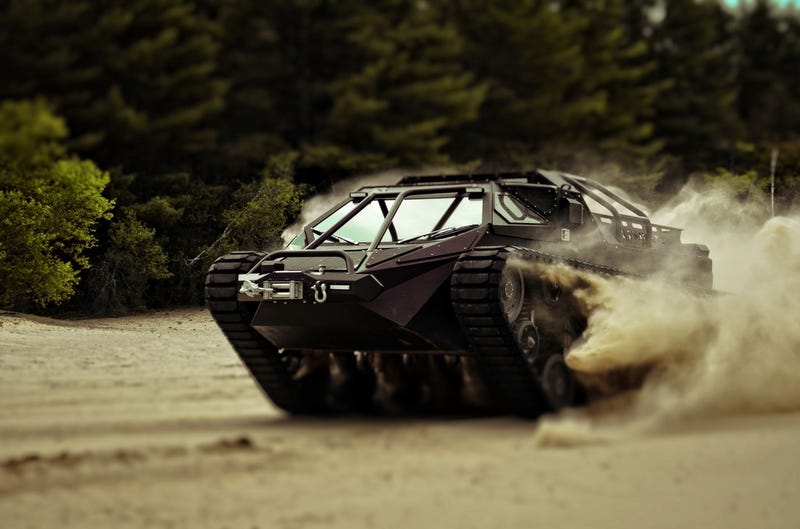 Kanye West Drives a $500,000 Luxury Tank Around His Wyoming Ranch