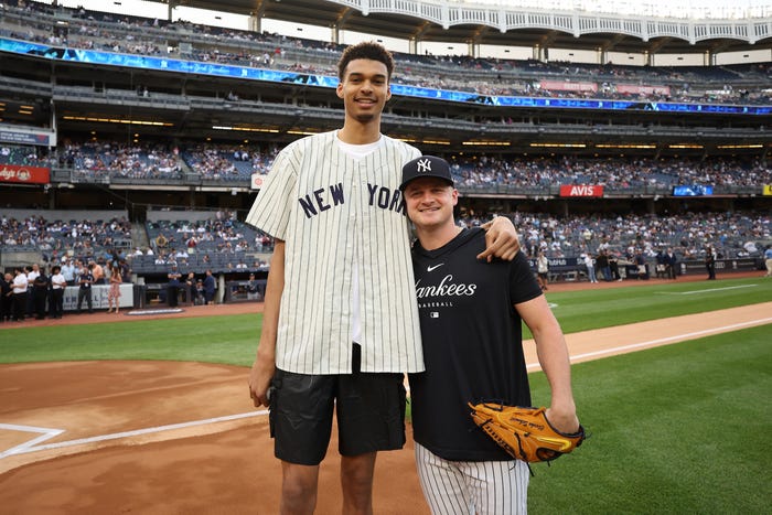 NBA Draft: Victor Wembanyama Held a Baseball, Made It Look Small