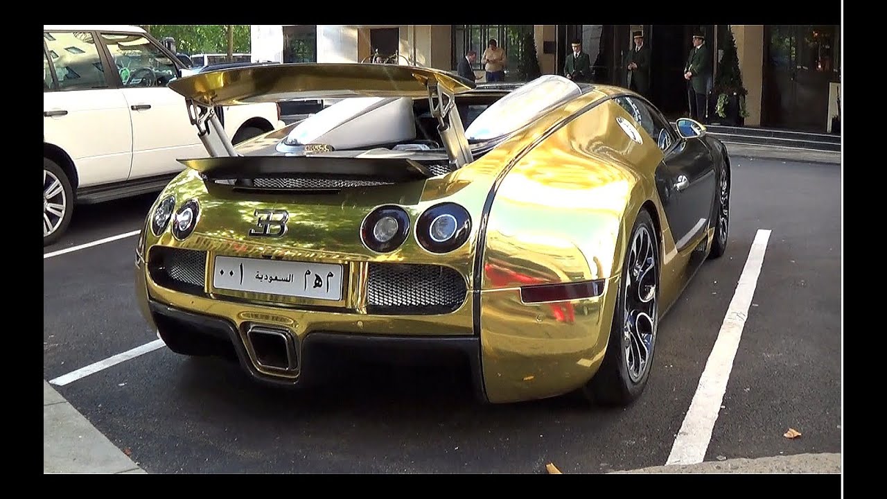 Jamie Foxx Gives His Bugatti Veyron A Gold Wrap