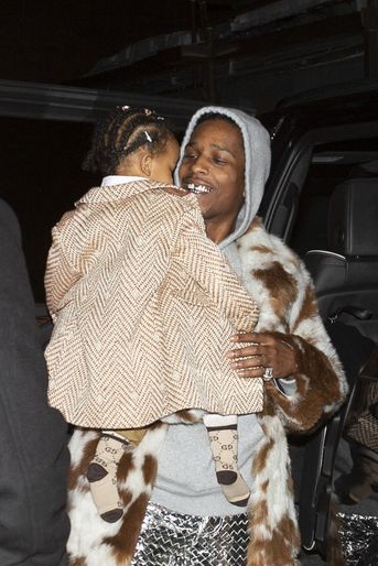Rihanna : sortie stylée à Aspen avec ASAP Rocky et leurs fils