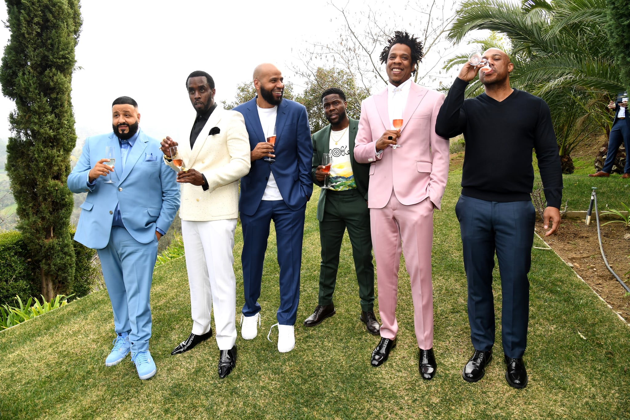 DJ Khaled, Diddy, Juan Perez, Kevin Hart, JAY-Z, and Kareem Burke at the  2020 Roc Nation Brunch | Seeing Stars! Beyoncé and JAY-Z's Roc Nation  Brunch Brings Out Some of Music's Finest |