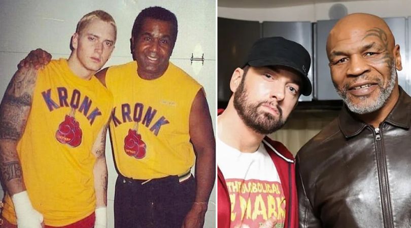  The time Eminem told Mike Tyson how a 14-year-old 'kicked the s**' out  of him in sparring