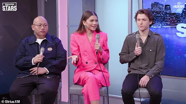 Messed up thinking: Zendaya agreed that it was a 'screwed up' mentality to think it was odd that she was taller than Tom and cited that her mom is 'taller than her dad' as well