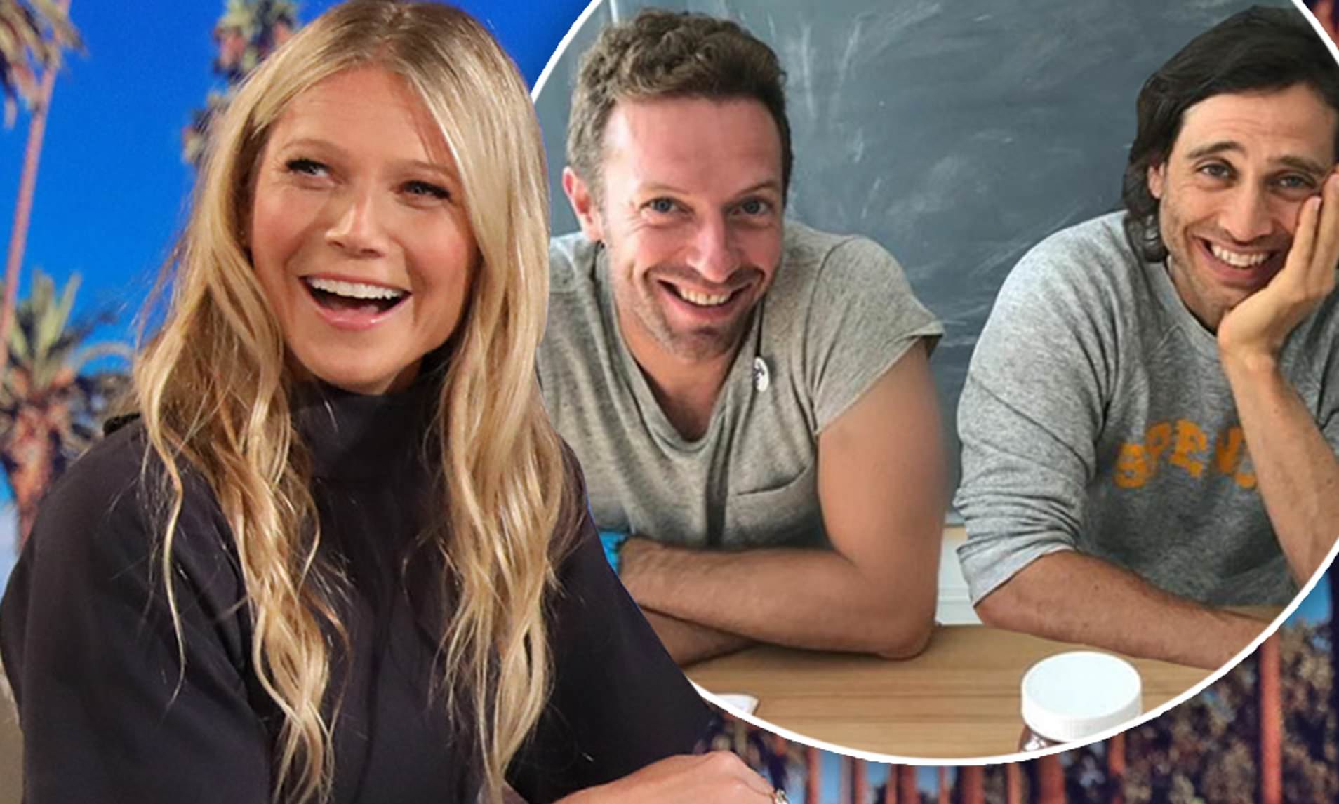 Gwyneth Paltrow labels Chris Martin and Brad Falchuk 'my two husbands' |  Daily Mail Online