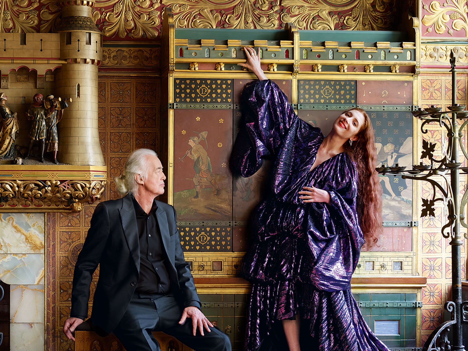 Jimmy Page Scarlett Sabet interview London house Rolling Stones song |  Tatler