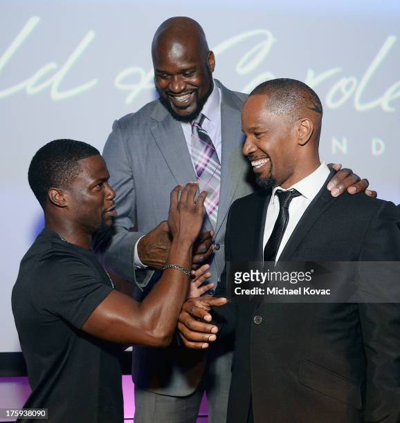Kevin Hart, Shaquille O'Neal and Jamie Foxx attend 13th Annual Harold...  News Photo - Getty Images
