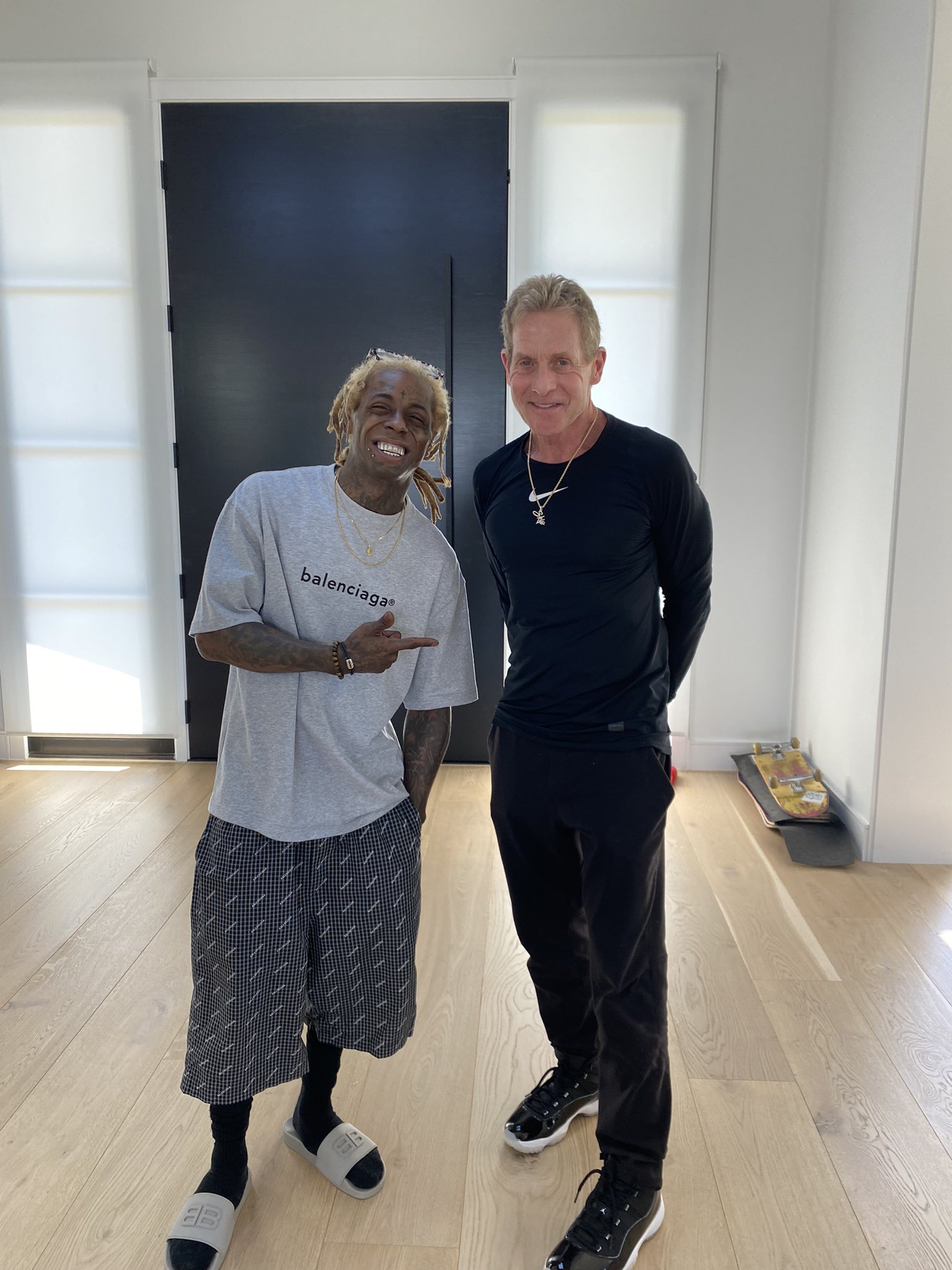 Skip Bayless on X: "Hope you had a great 4th. Ernestine and I visited our  friend Lil Wayne in his spectacular new home before he took off for his  Saturday night gig