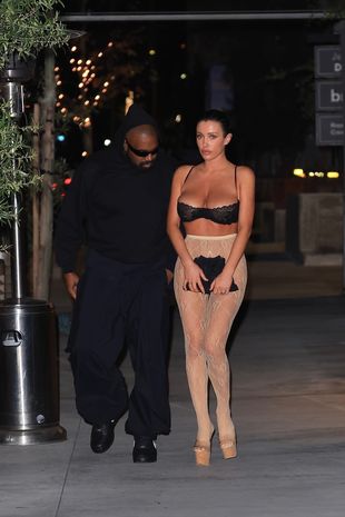 Kanye West and Bianca Censori