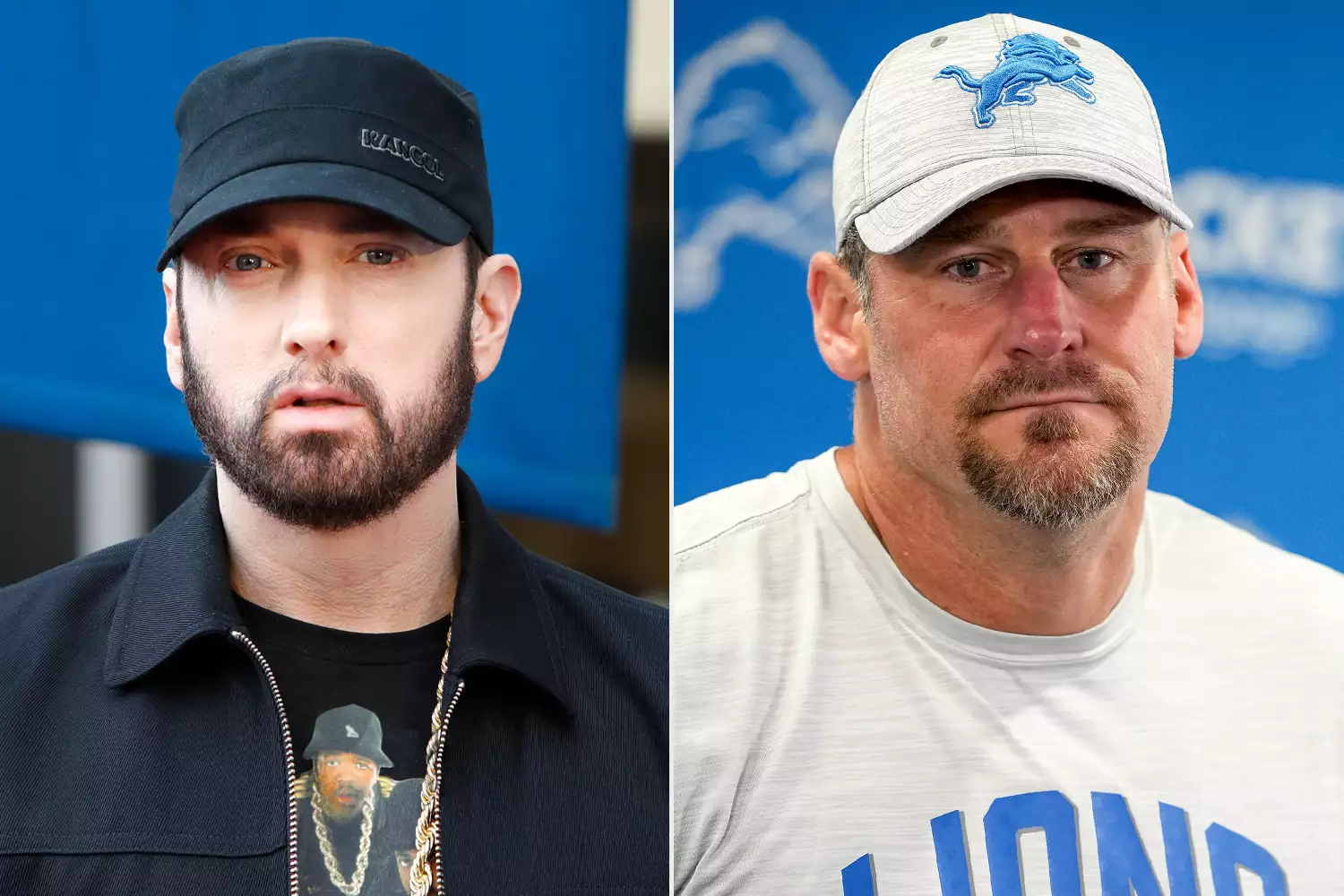 Eminem asks Detroit Lions Coach Dan Campbell to put him in