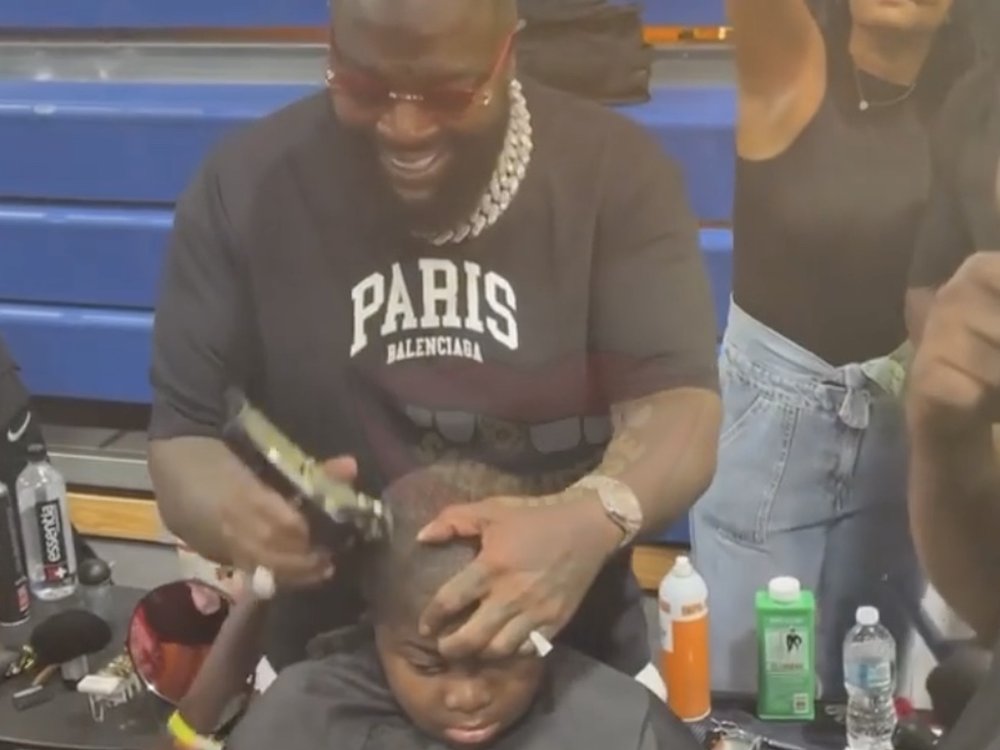 Rick Ross giving out the most disrespectful haircut ever but you've gotta  watch — Attack The Culture