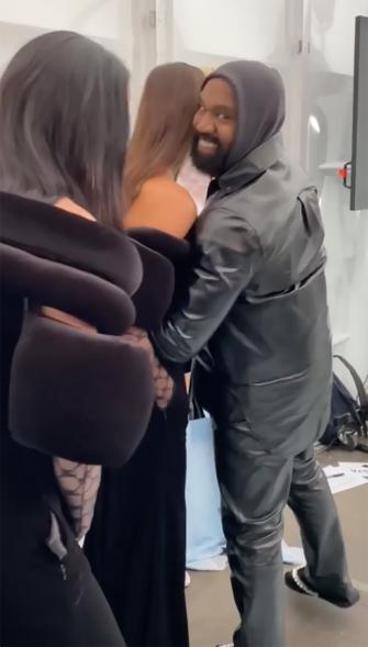 Kanye West and ex Irina Shayk