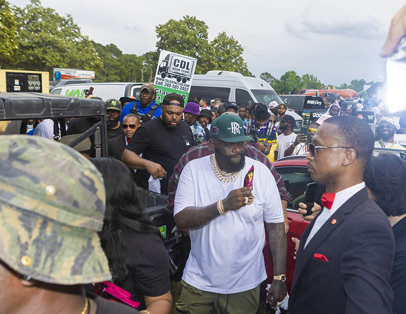 FAYETTEVILLE, GEORGIA – MAY 21: Rick Ross attends Rick Ross Car & Bike Show  on May 21, 2022 in Fayetteville, Georgia. (Photo by Terence Rushin/Getty  Images) | Sandra Rose