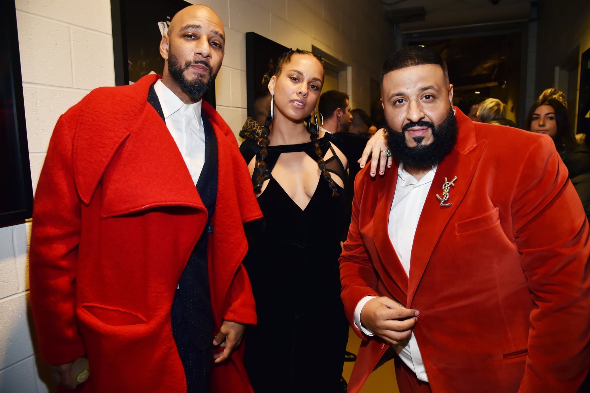 Pictured: Swizz Beatz, Alicia Keys, and DJ Khaled | 100+ Grammys Pictures  That Will Pretty Much Put You Front Row | POPSUGAR Celebrity UK Photo 70