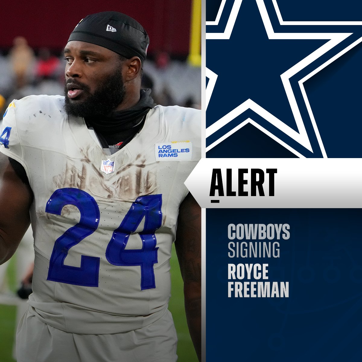 NFL on X: "Cowboys expected to sign RB Royce Freeman. (via @TomPelissero) https://t.co/RqD6HRnWSM" / X