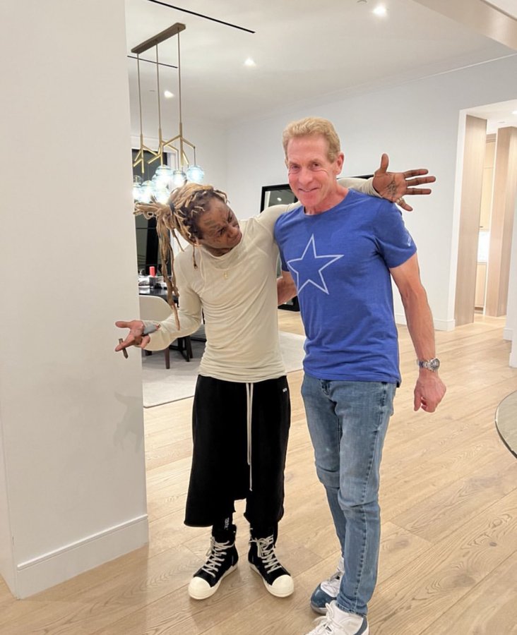 Daily Loud X:ssä: "Lil Wayne x Skip Bayless https://t.co/ng7sh6Ua1F" / X