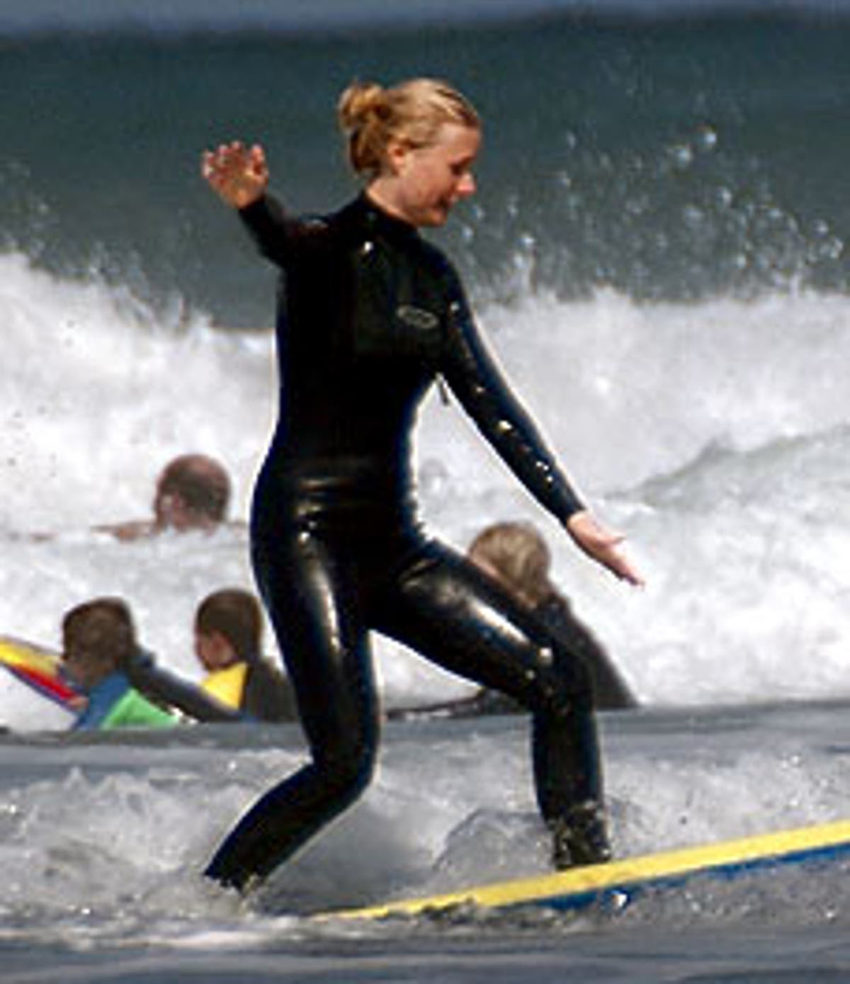 Surf's up for Gwyneth as she makes waves UK style | London Evening Standard  | Evening Standard