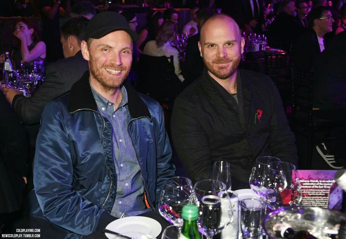 Coldplaying on X: Jonny Buckland and Will Champion with a fan at, will  champion instagram - charminarmi.com