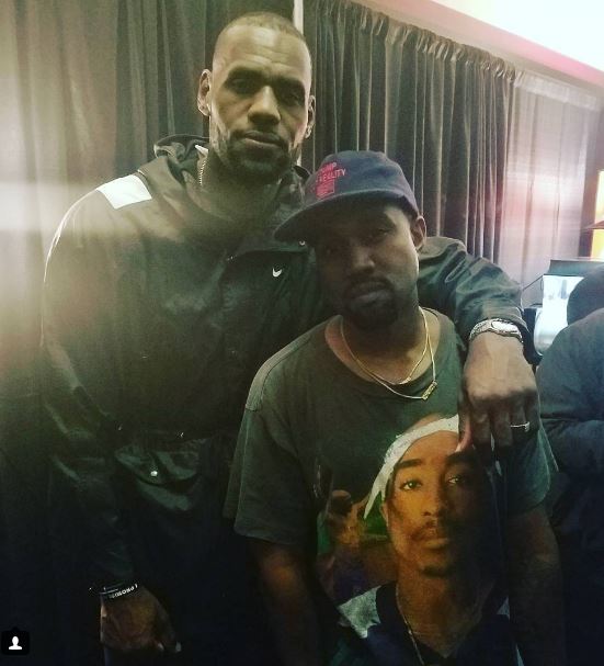 Report: LeBron James hangs with Kanye West after Cleveland concert |  wkyc.com