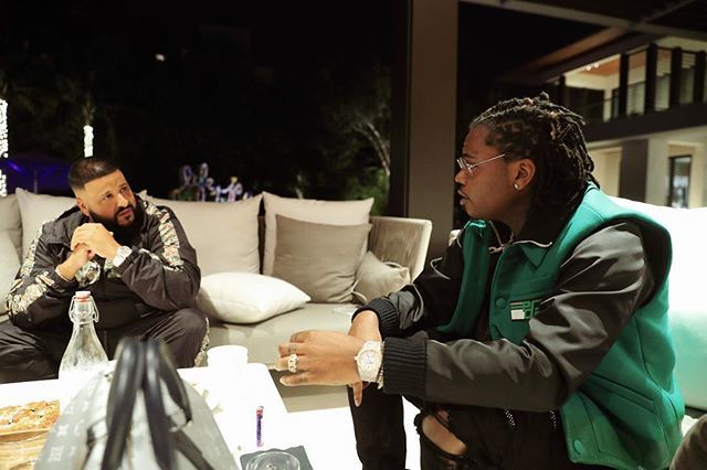 DJ KHALED on X: "It's only right for me @gunna to cook up a anthem for  FATHER OF ASAHD ! Catching a vibe before we walk in the studio . I'll keep