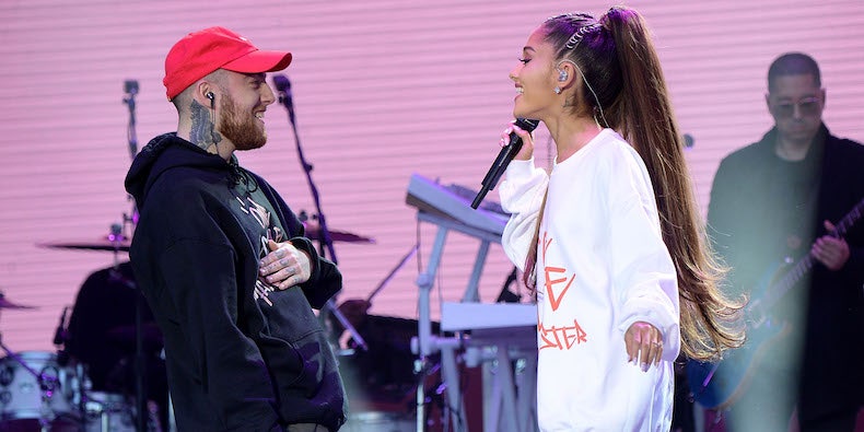 Watch Mac Miller and Ariana Grande Perform Together at Manchester Benefit  Concert | Pitchfork