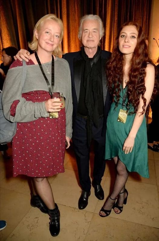 KipShots on X: "Jimmy Page, 79, introduces girlfriend Scarlett Sabet, 34 (right) to his 52-year-old daughter Scarlet (left) at a luxury dinner in Dubai. Oh, the complications of being a rock star